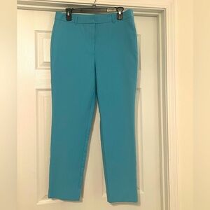 WHBM cropped teal pants